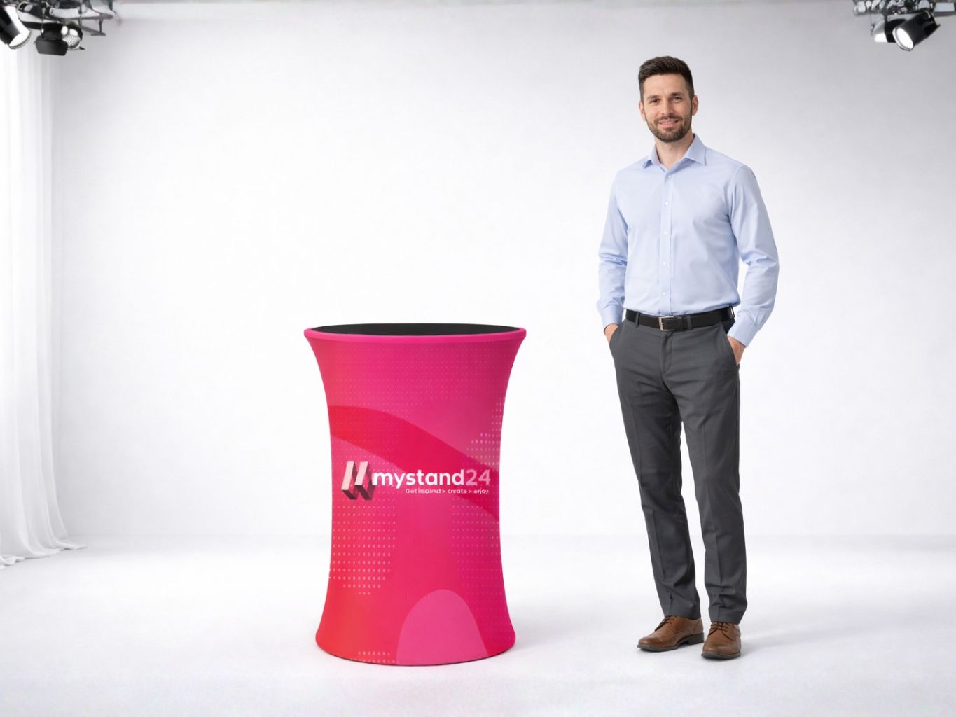 Banchetto personalizzato Desk Tube MyStand24