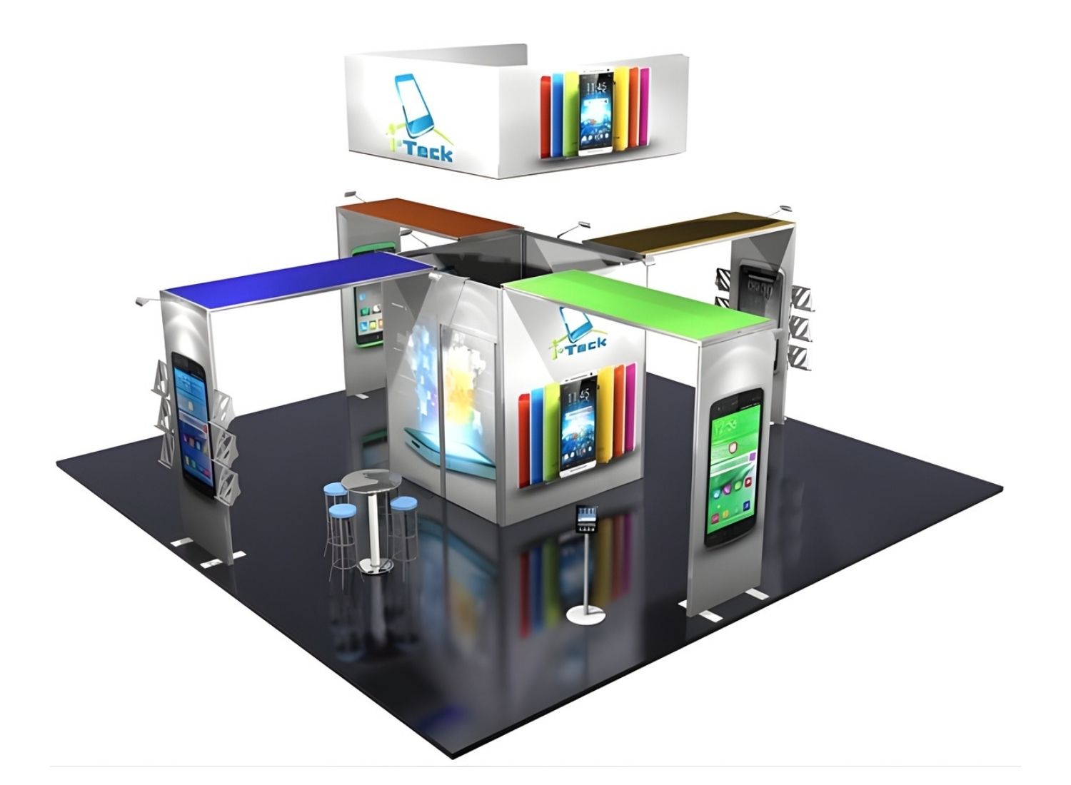 Stand modulare 7x7 metri - Modello Tech
